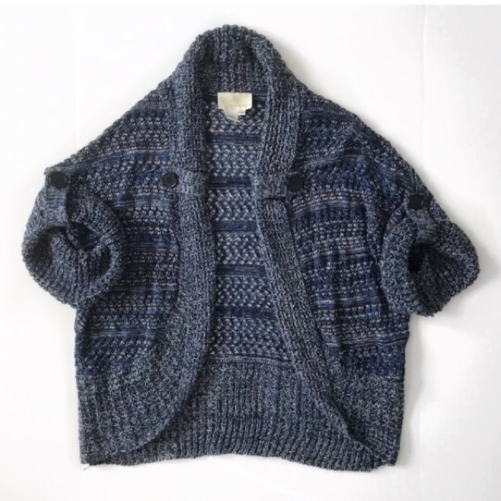 Cozy Blue Knit Cardigan